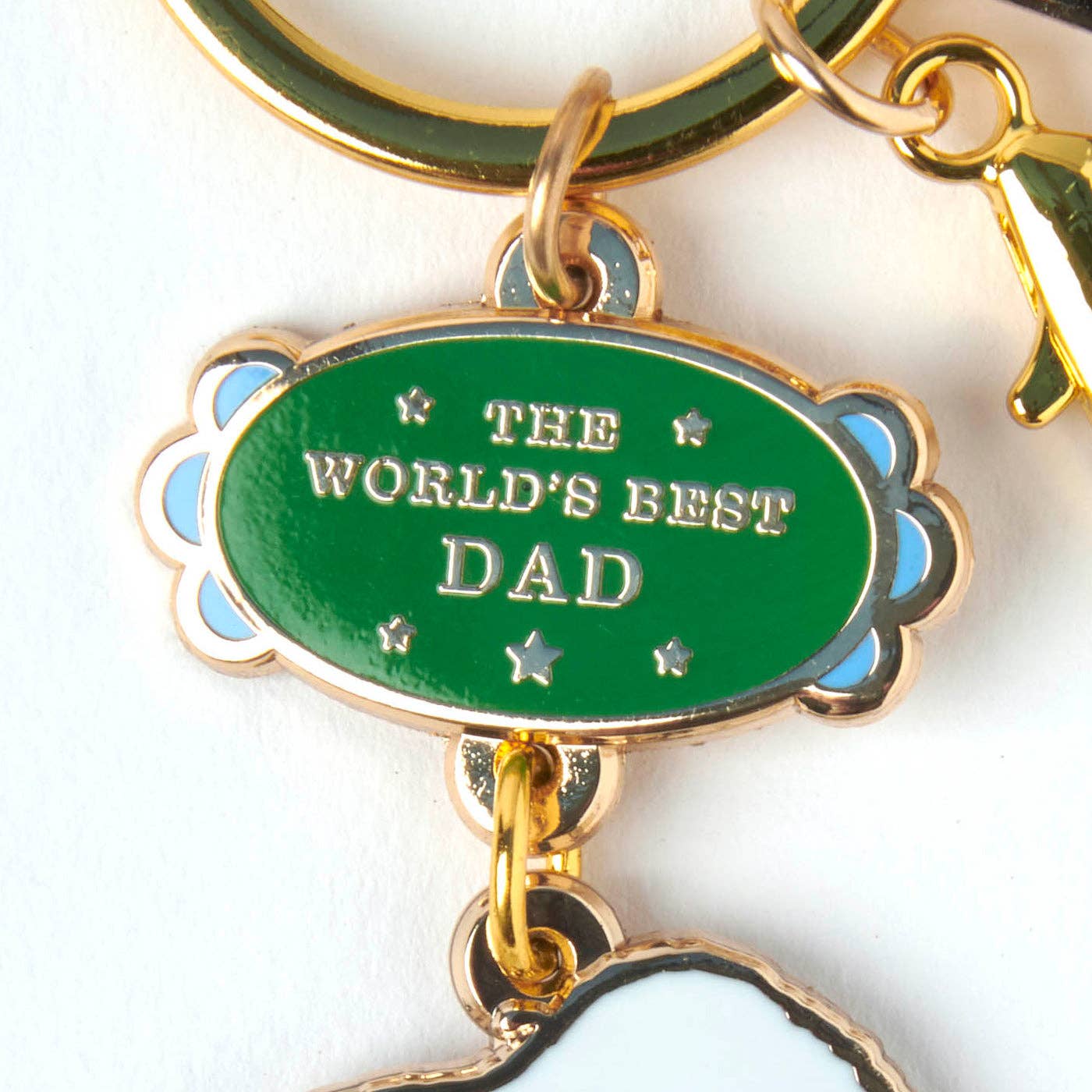 Peanuts World's Best Keyring Dad