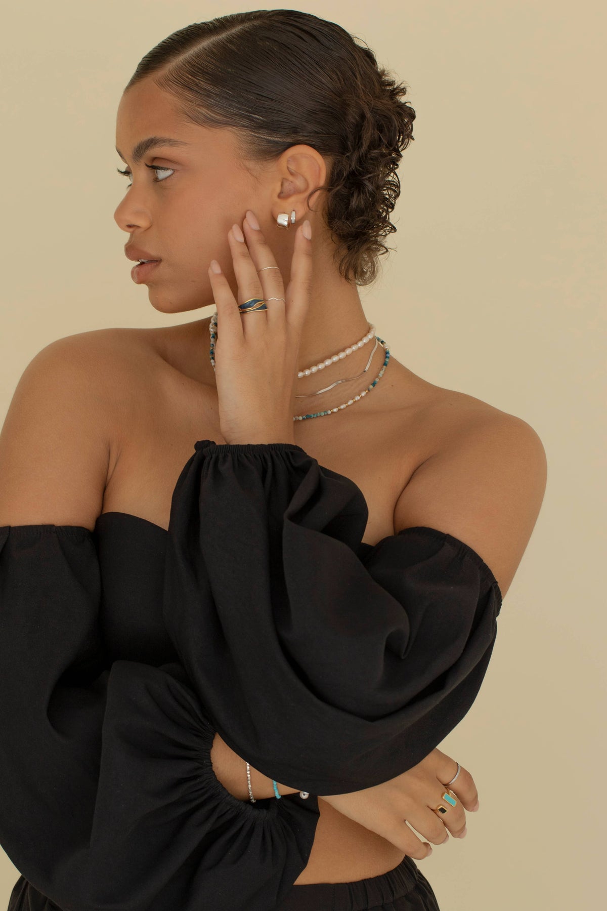 ZOE - Easy Everyday Hoop Earrings Silver