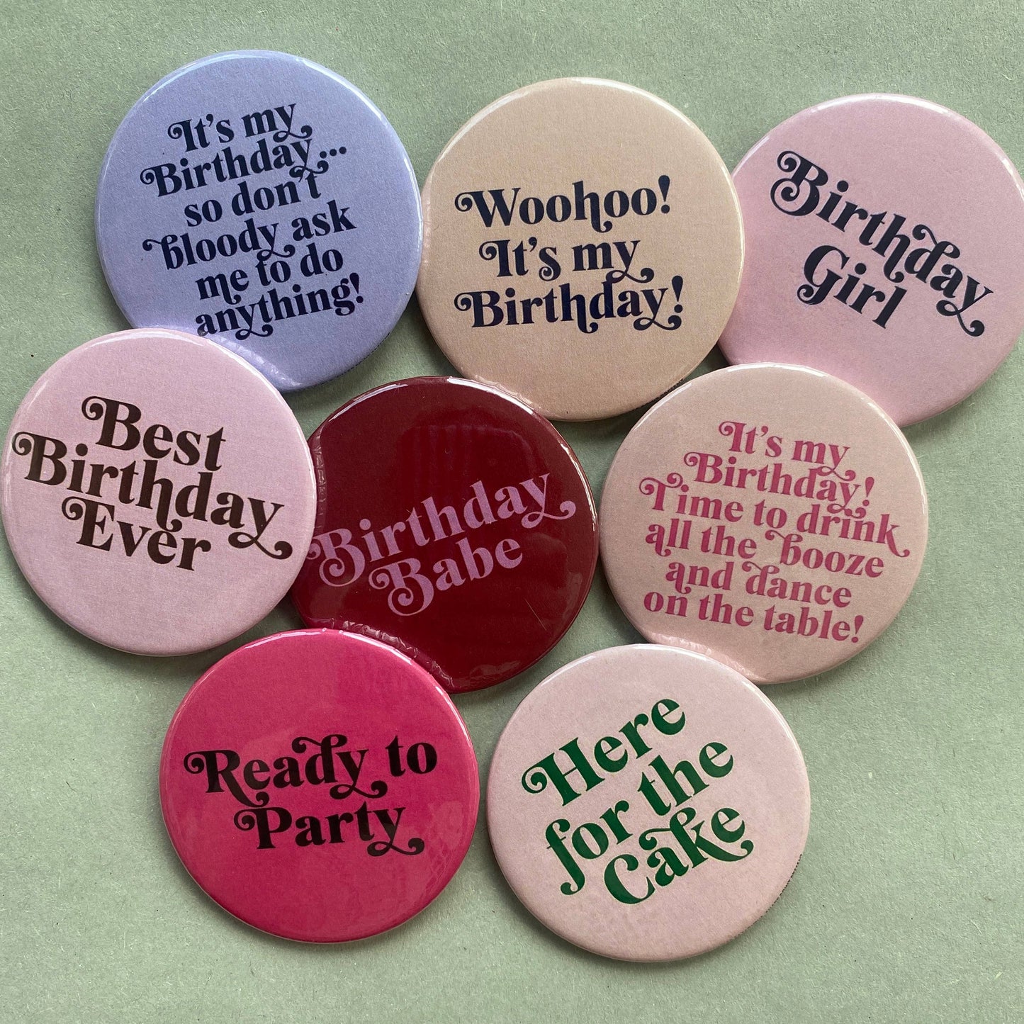 Woohoo! It's My Birthday! - Retro Style Birthday Badge for Grown Ups