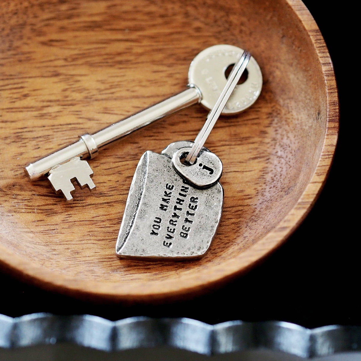 'You Make Everything Better' Cup Keyring