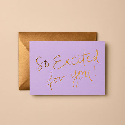 So Excited For You! | Congratulations Card | Greeting Cards