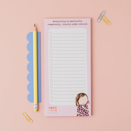 Listy Jot Pad - Under Control