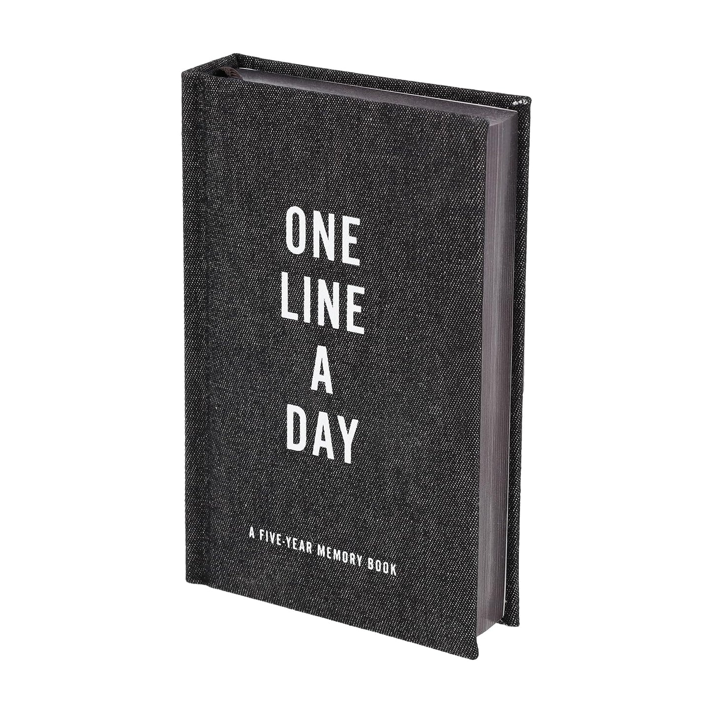 One Line a Day: Five Year Memory Book Black Canvas