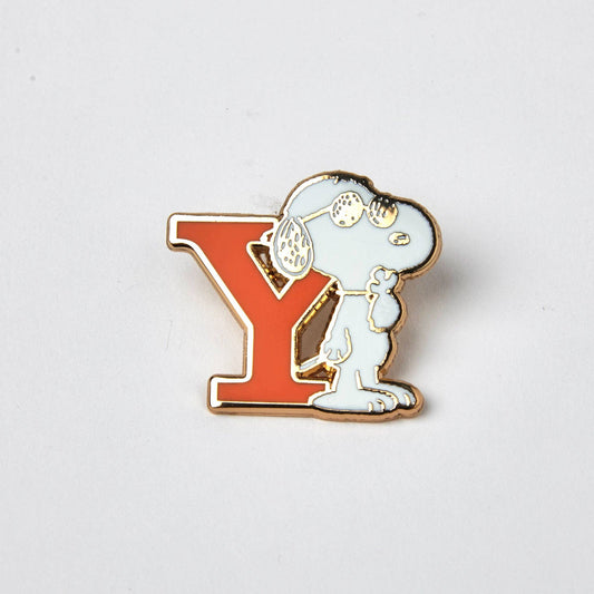 Peanuts Alphabet Pin - Y