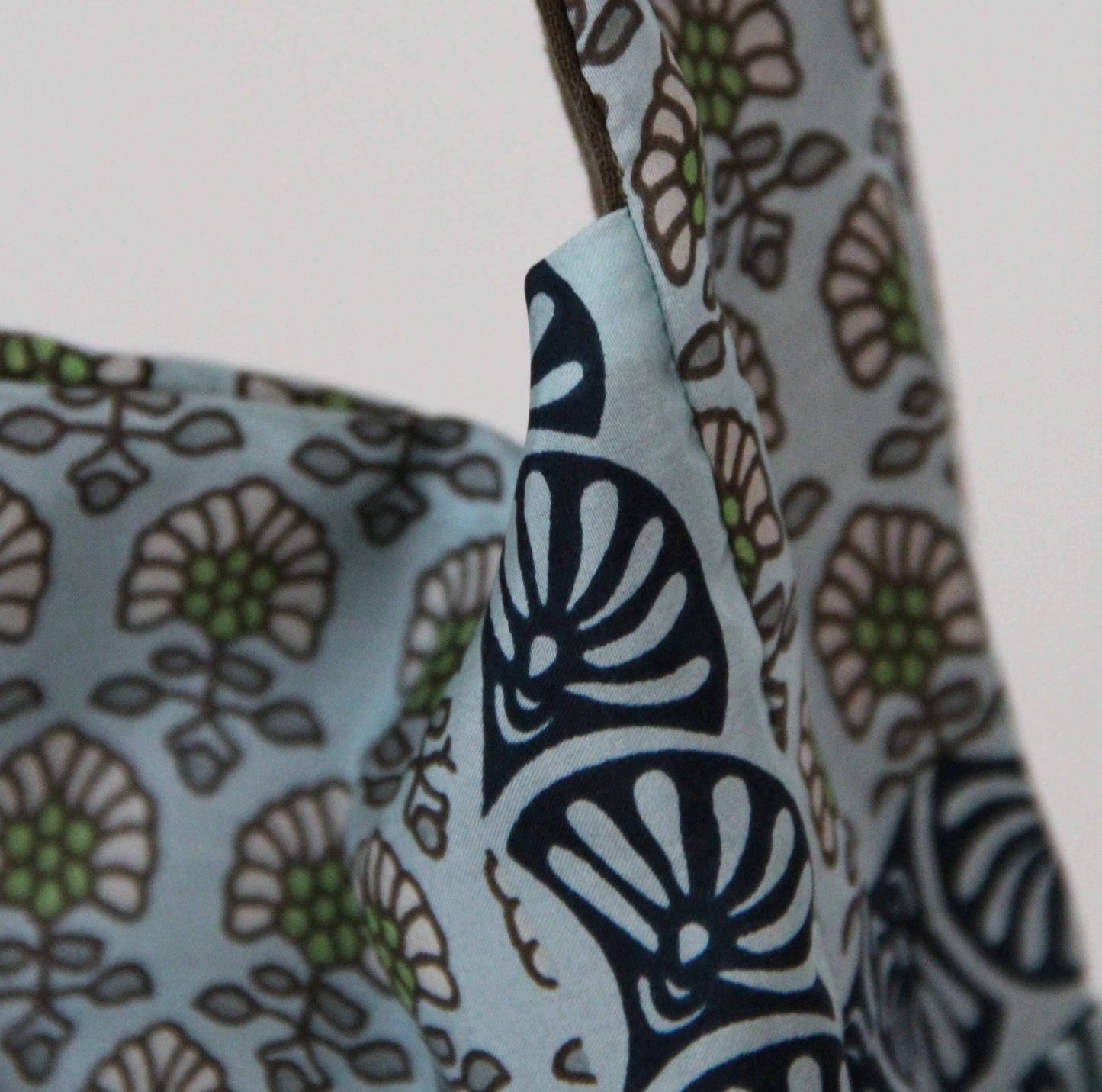 Bobby Bag in Pondichery Blue Silk