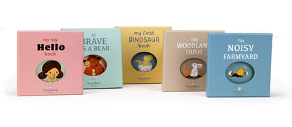 ThreadBear Brave As A Bear Rag Book