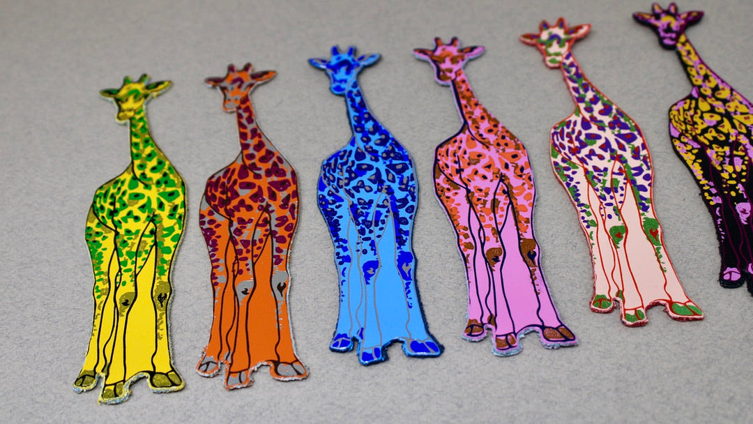 Giraffe Bookmark - Hot Pink