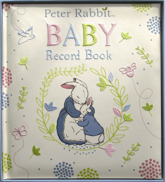 Peter Rabbit Baby Record Book - Fabric Cover