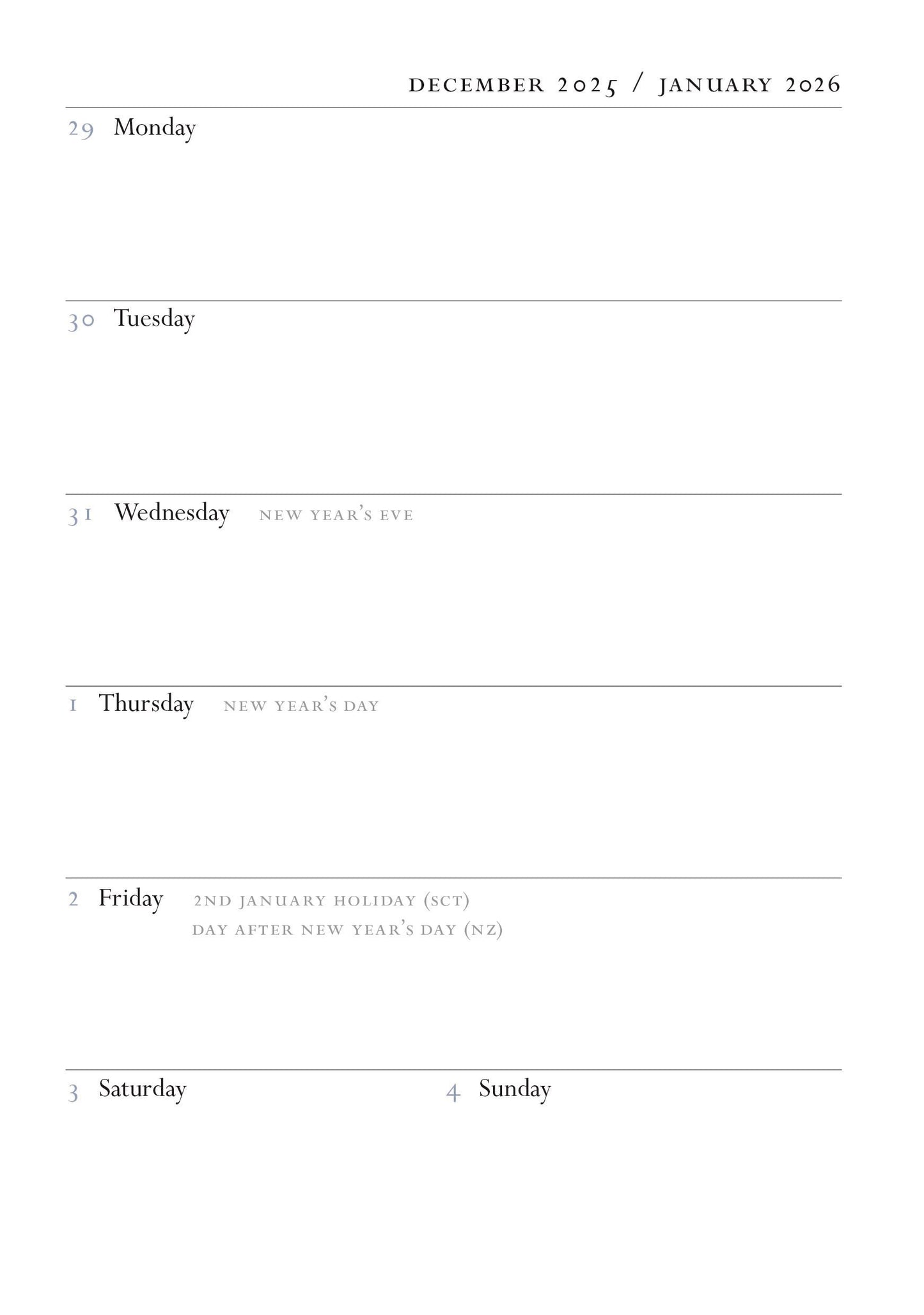 Faber and Faber Poetry Diary 2026