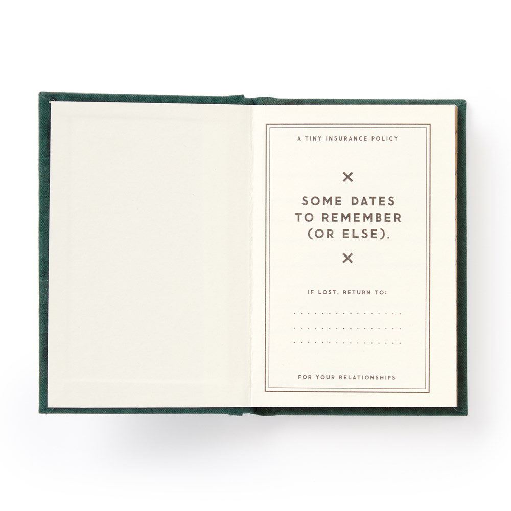 Dates People Get Mad If I Forget  - Tiny Diary HB