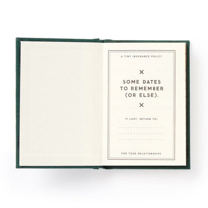 Dates People Get Mad If I Forget  - Tiny Diary HB