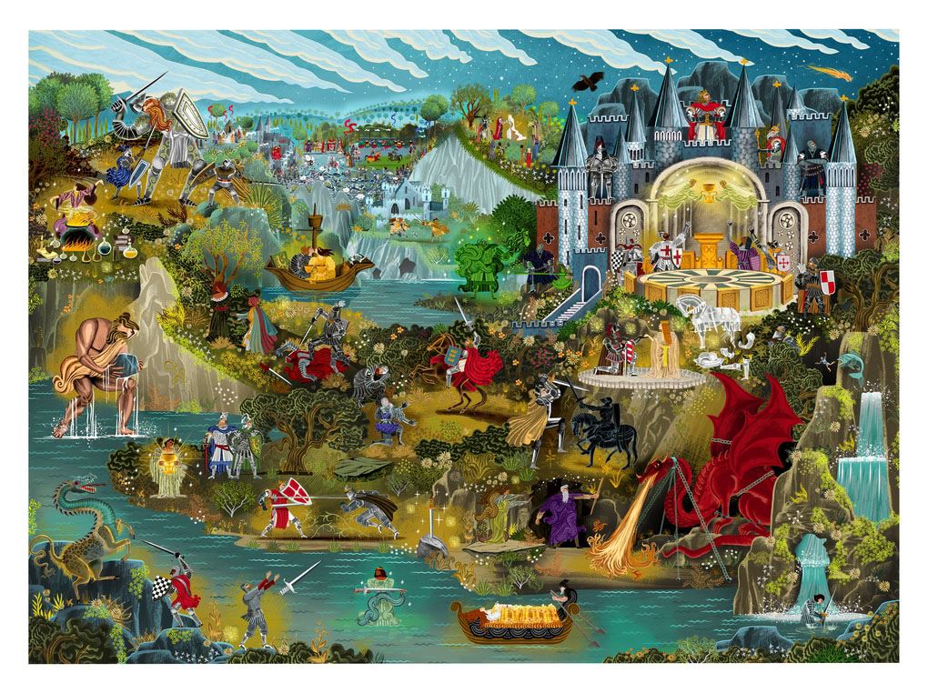 World of King Arthur - 1000 Piece Jigsaw