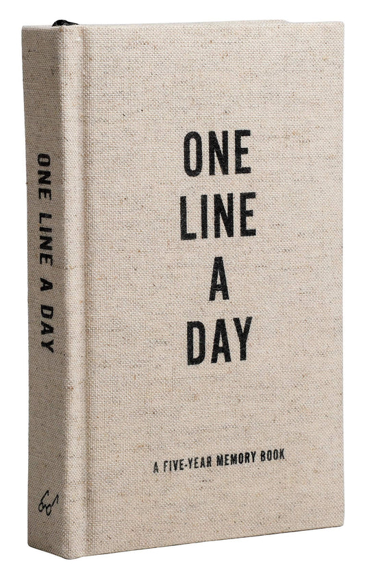 One Line a Day: Five Year Memory Book (Canvas)