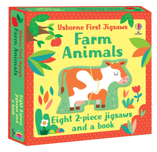 Usborne Frist Jigsaws - Farm Animals (Book and Jigsaws)