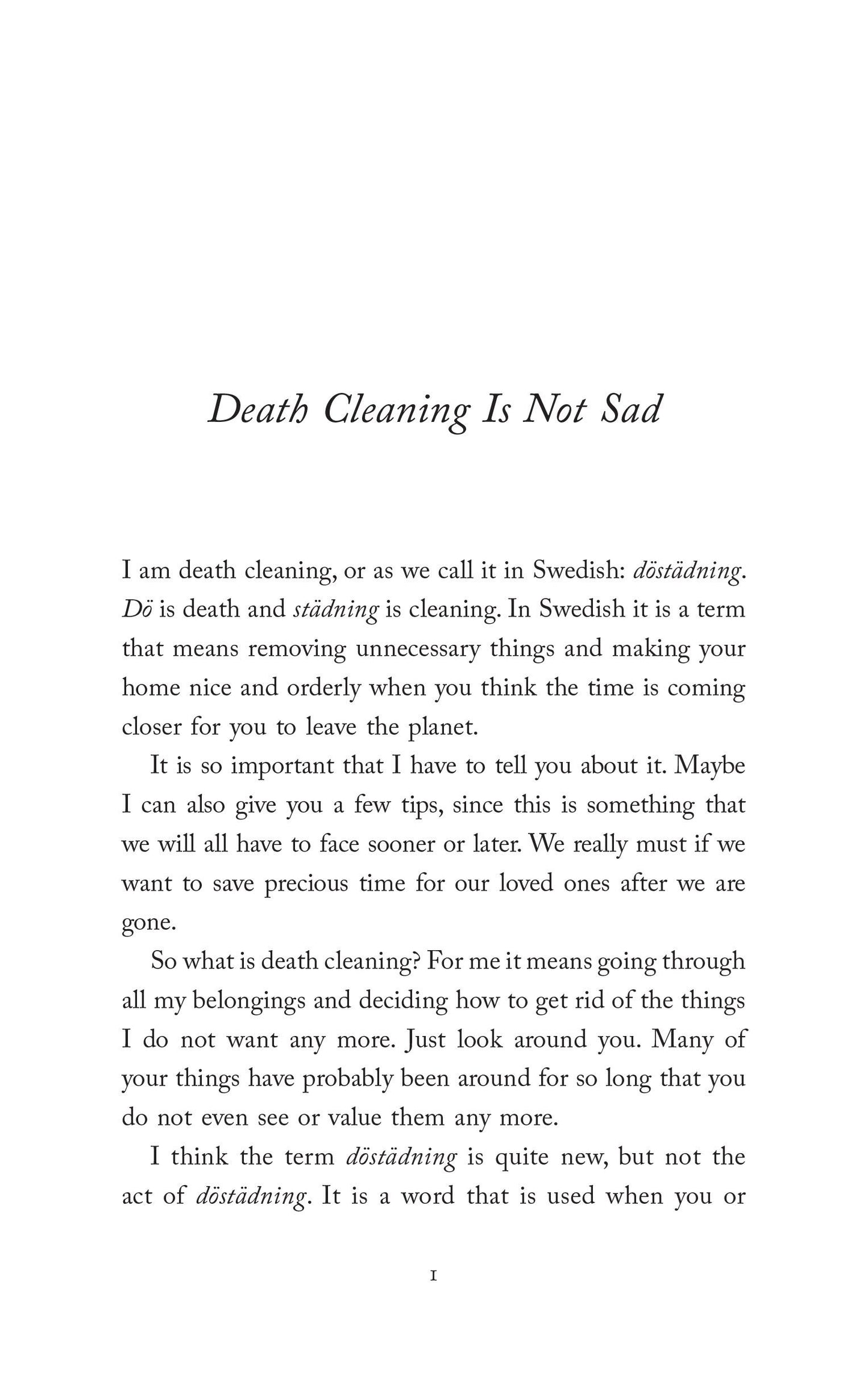 The Gentle Art of Swedish Death Cleaning