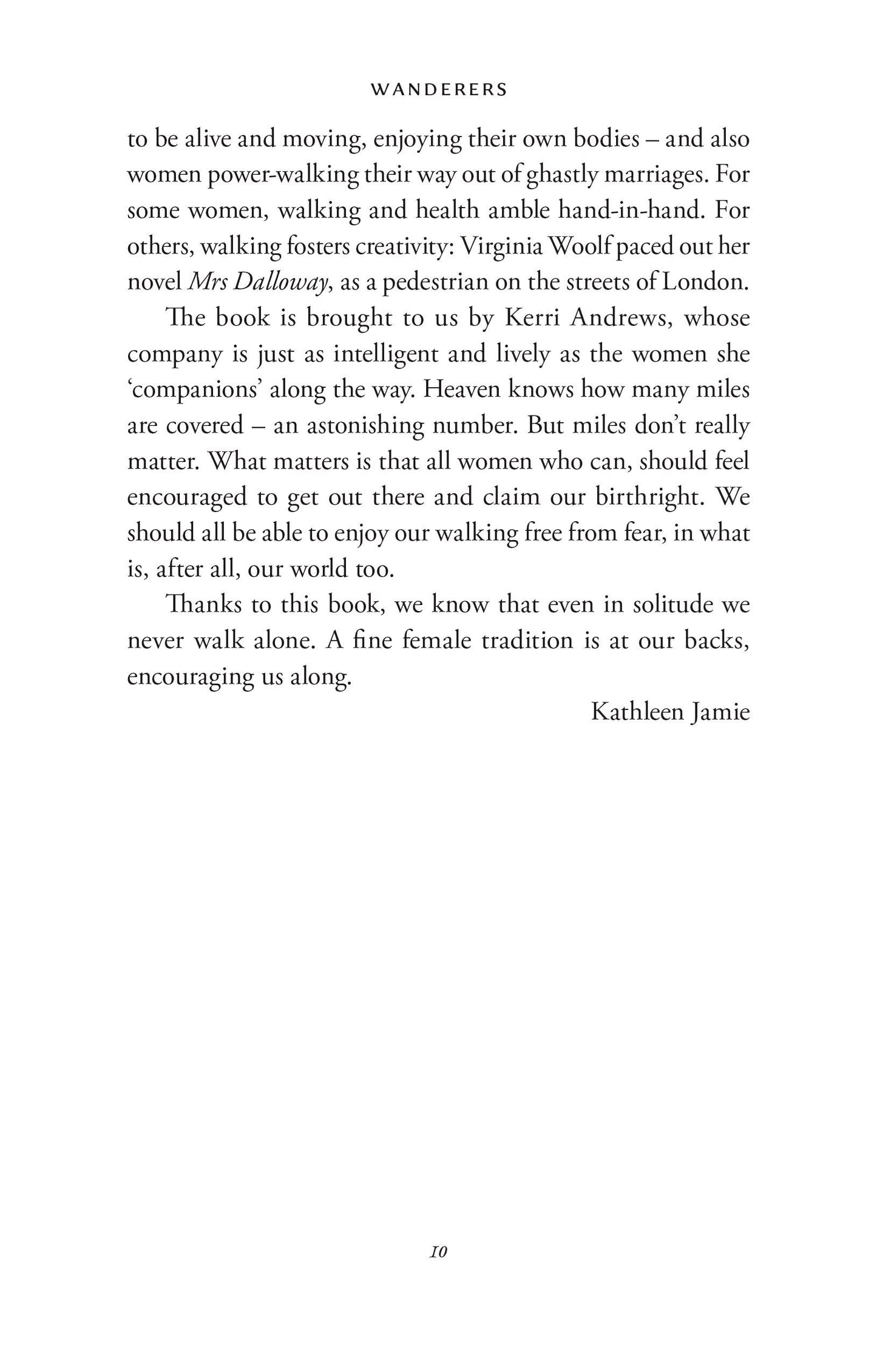 Wanderers: A History of Women Walking