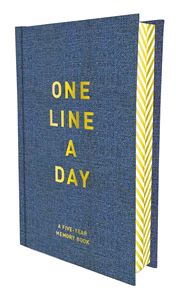 One Line a Day: Five Year Memory Book (Denim)