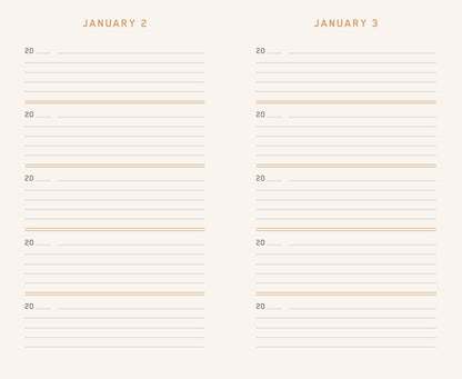 One Line a Day: Five Year Memory Book Charcoal Canvas