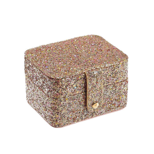 Confetti Glitter Jewellery Box - Gold