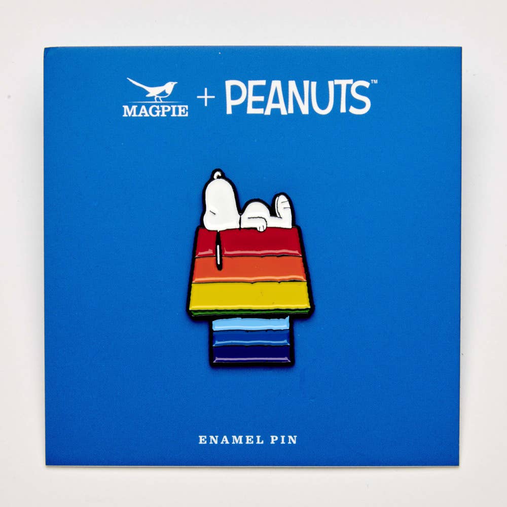 Peanuts Good Vibes Pin - Rainbow House