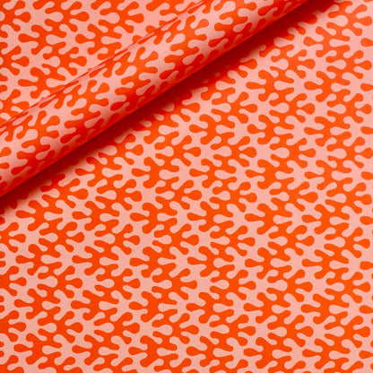 Gift Wrap - Kelp Tangerine