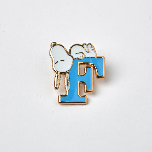 Peanuts Alphabet Pin - F