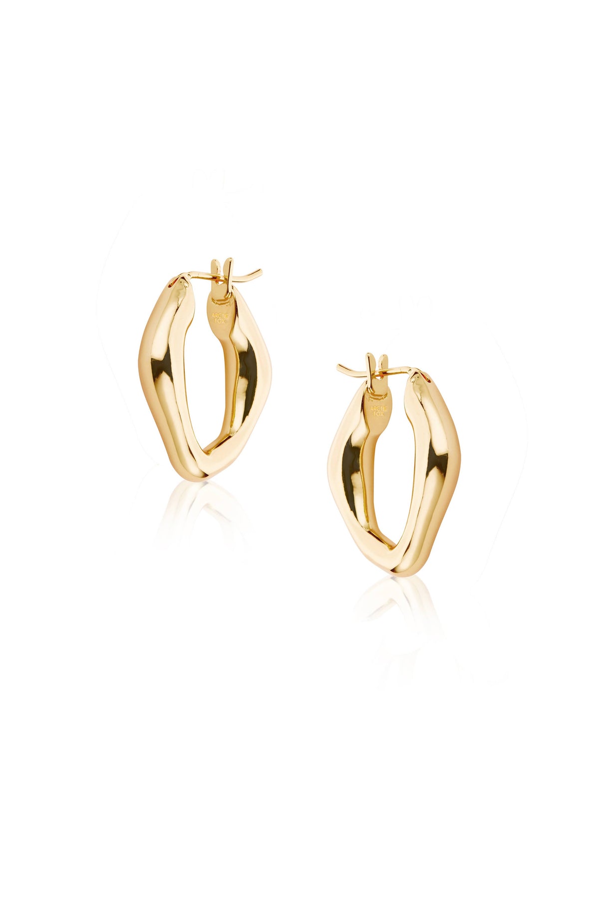 Gold Signature Hoop Earring - Liv