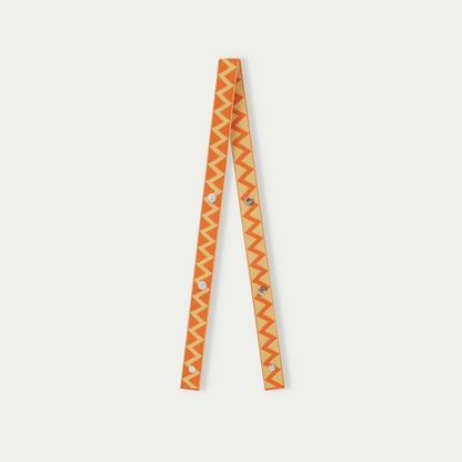 Zigzag Fabric adjustable strap: Red