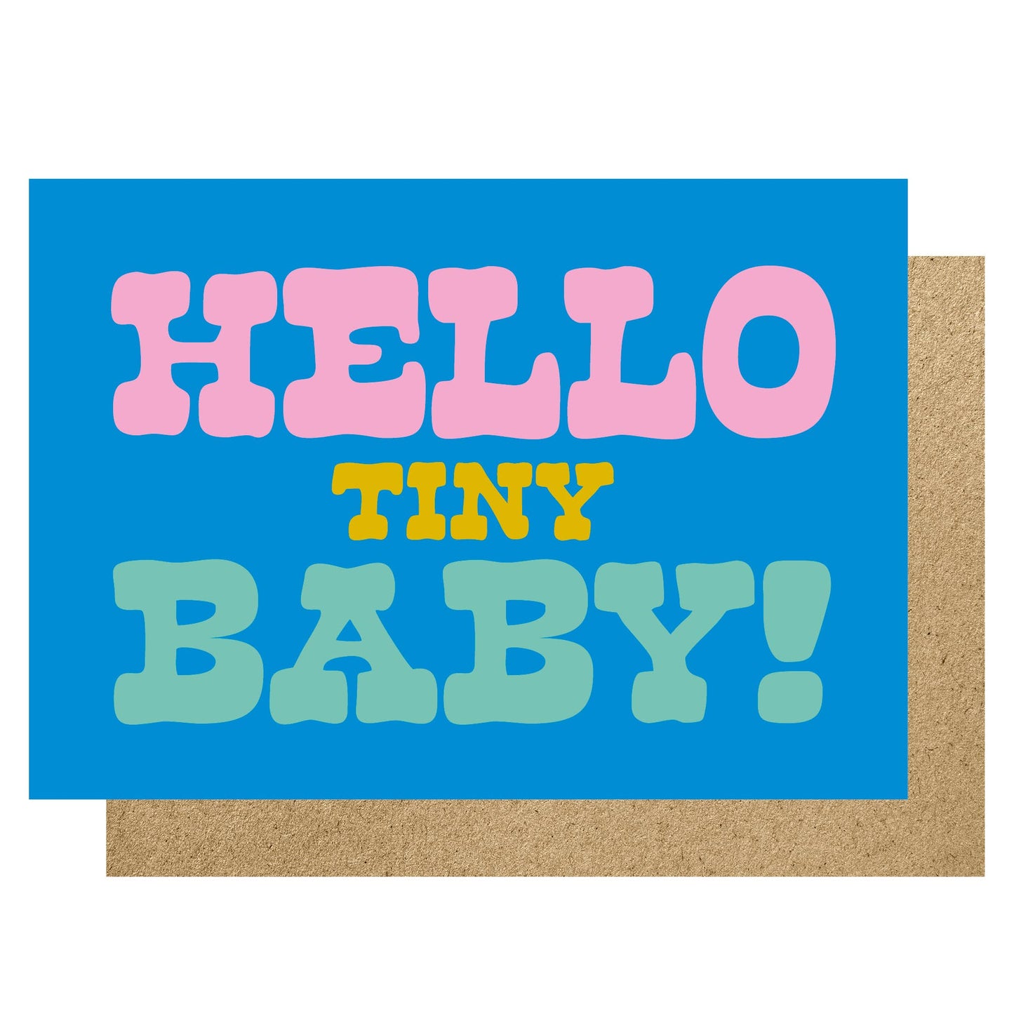 Hello Tiny Baby card