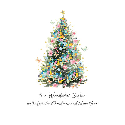 To a Wonderful Sister with Love for Christmas and New Year