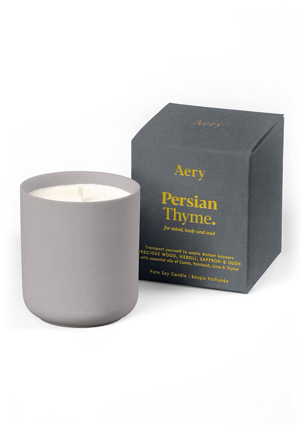 Persian Thyme Candle - Precious Wood, Neroli, Saffron and Oudh 130g