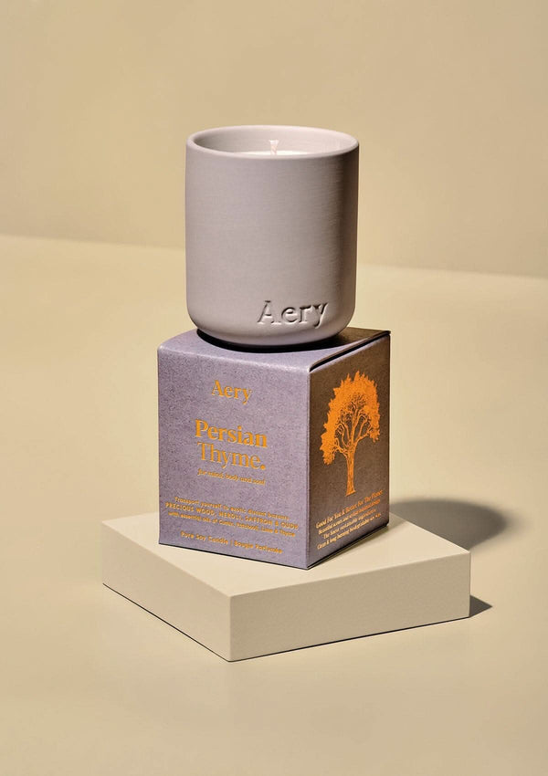 Persian Thyme Candle - Precious Wood, Neroli, Saffron and Oudh 130g