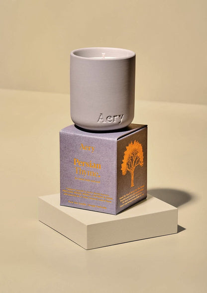 Persian Thyme Candle - Precious Wood, Neroli, Saffron and Oudh 130g