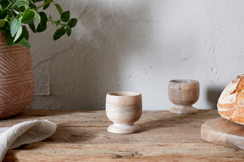 Awa Wooden Egg Cups - Set of 2