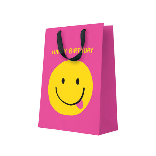 Smiley Face Birthday Large Gift Bag