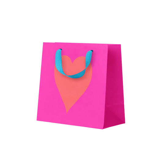 Neon Heart Small Gift Bag
