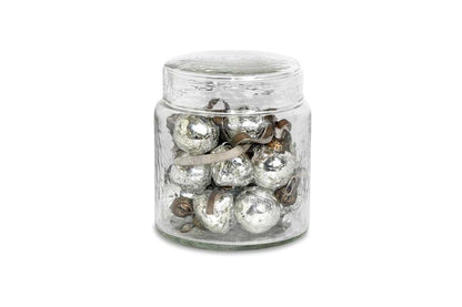 Adisa Bauble Jar - Antique Silver