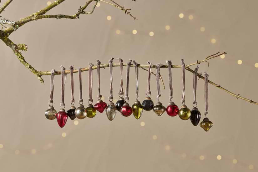 Adisa Set of 16 Baubles - Mixed Colours