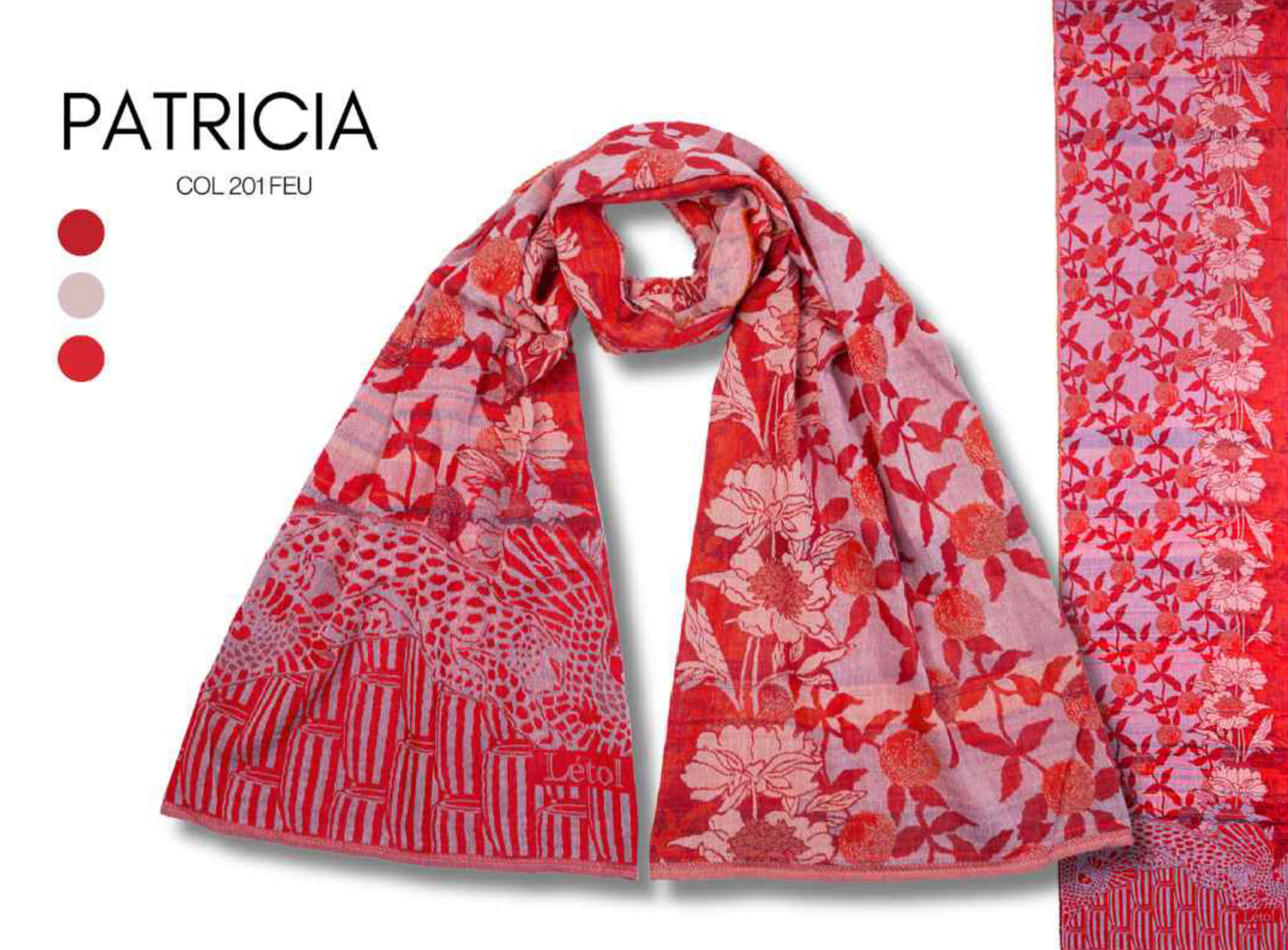 French Jacquard Scarf  - Patricia Feu