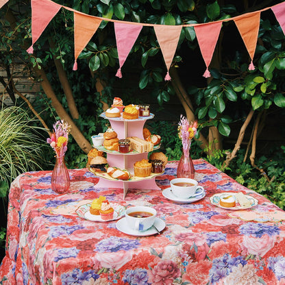 We Heart Birthdays Pink Cotton Bunting