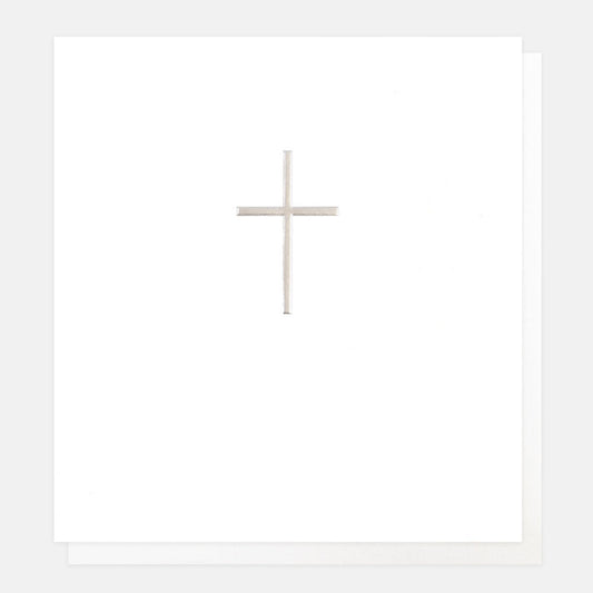 Silver Cross Christening Card