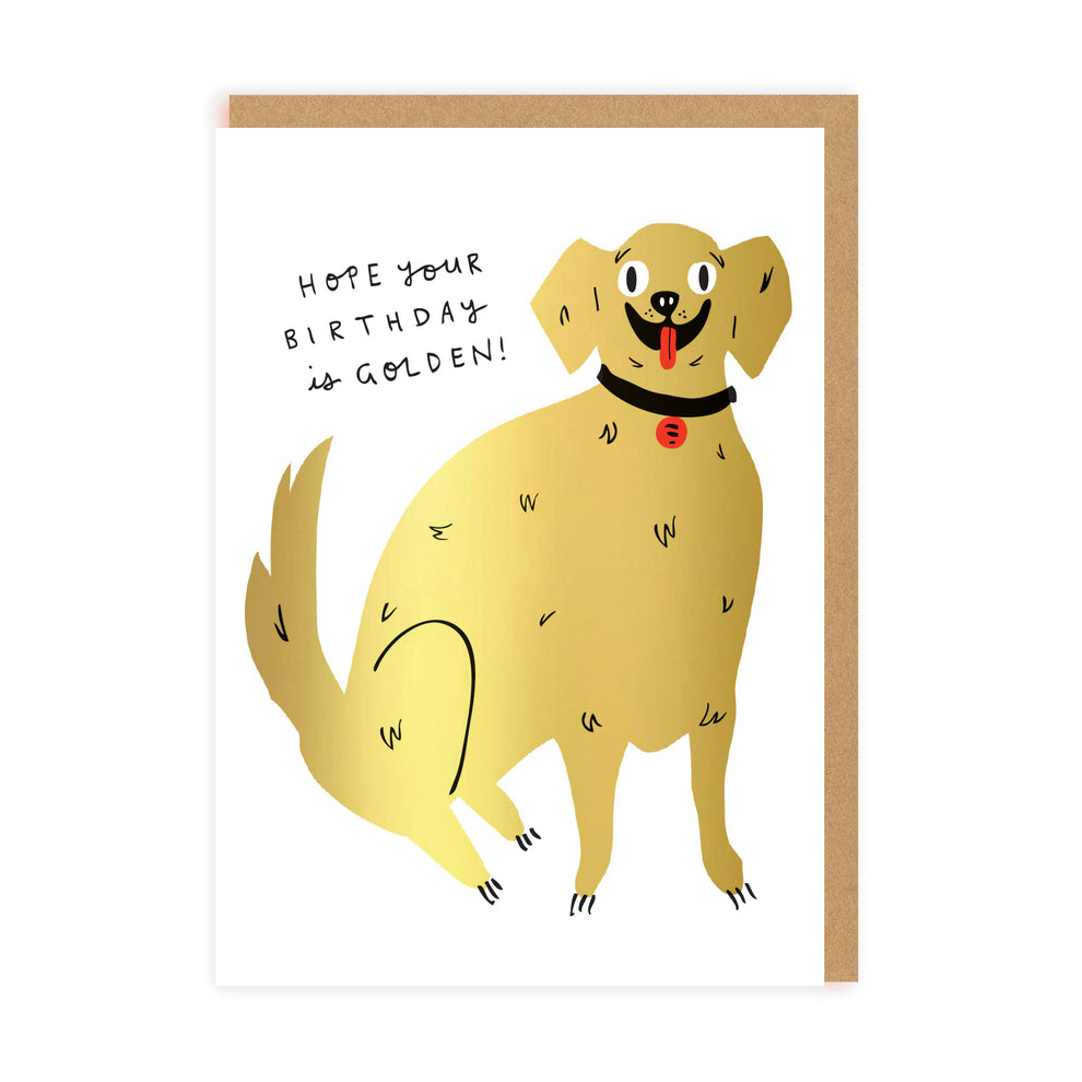 Hope your Birthday Is Golden Card