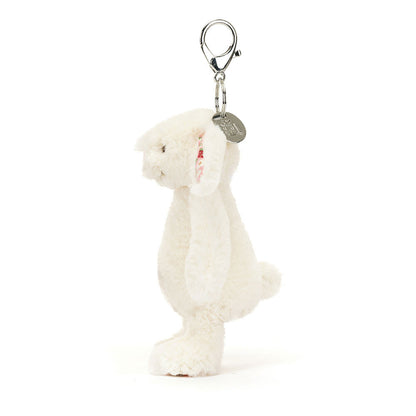 Bashful Blossom Cream Bunny Berry Bag Charm