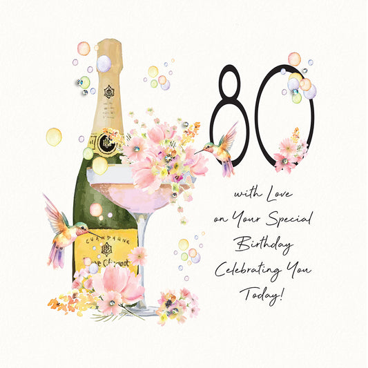 80 With Love On Your Special Birthday Celebrating You