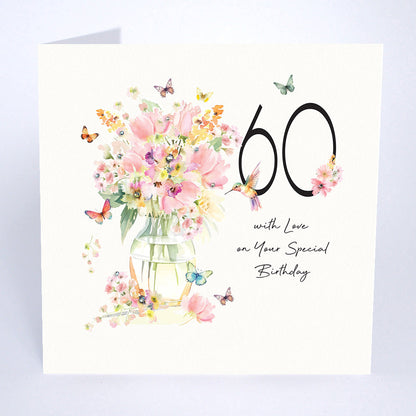 60 with Love On Your Special Birthday
