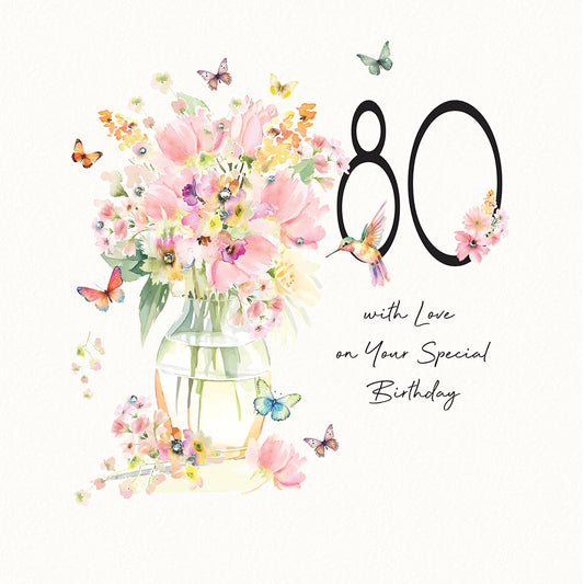 80 With Love On Your Special Birthday