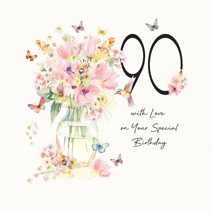 90 With Love On Your Special Birthday