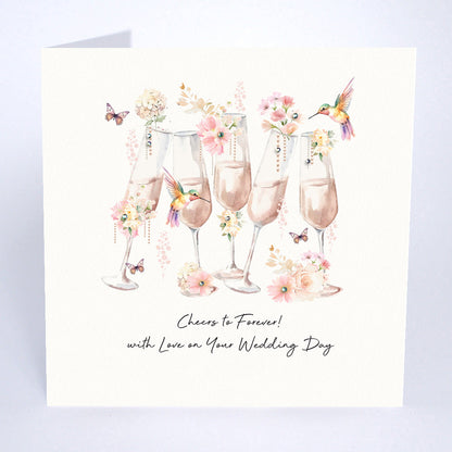 Cheers To Forever Wedding Day