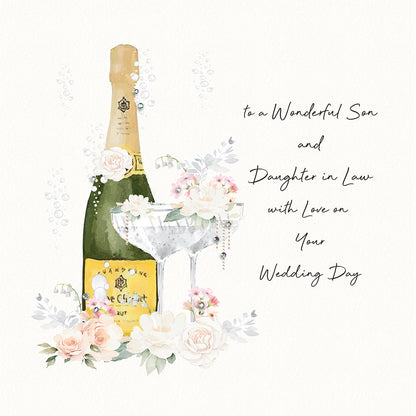 To A Wonderful Son And Daughter-In-Law, With Love On Your Wedding Day