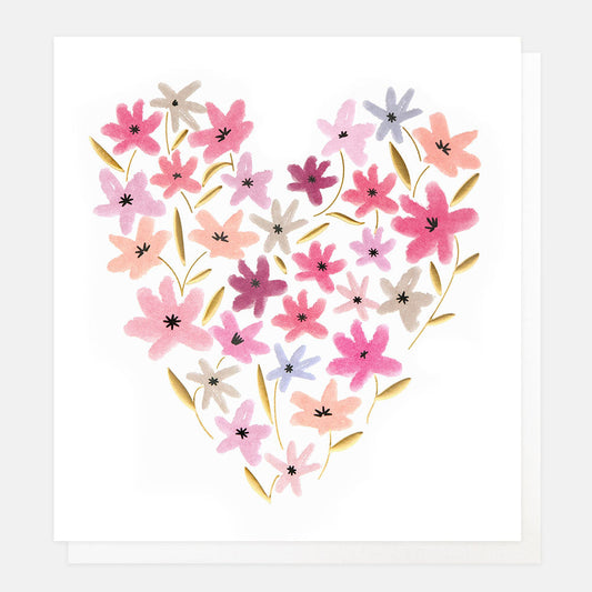 Multi Floral Heart